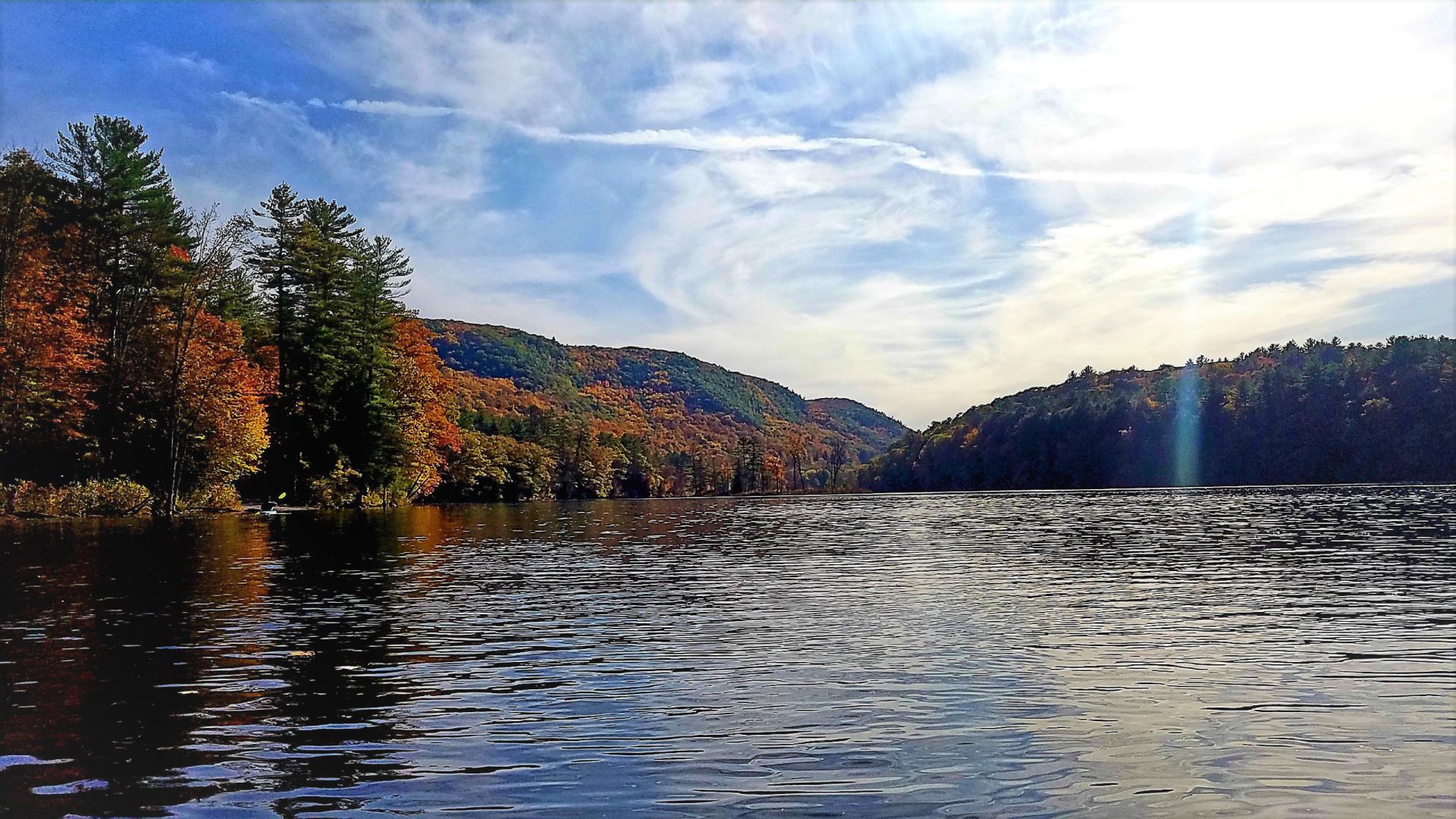 Hudson River fall views